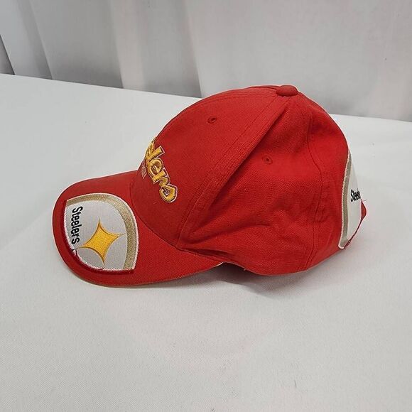 Vintage Steelers Pittsburgh Red Team NFL Cap - Picture 3 of 8